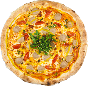 Pizza Salchipapa